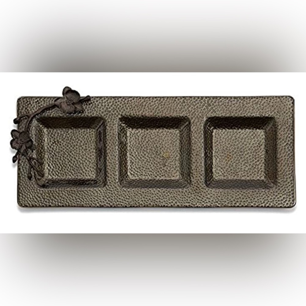 Michael Aram Black Orchid Trio Platter